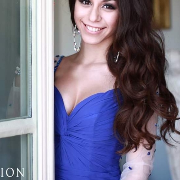 A-line Chiffon Cocktail Dress PROM PAGEANT - Picture 6 of 7